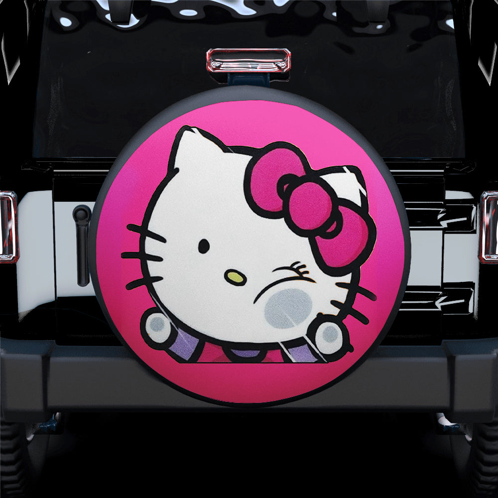 Hello Kitty Funny Orange Car Spare Tire Covers Gift For Campers Nearkii