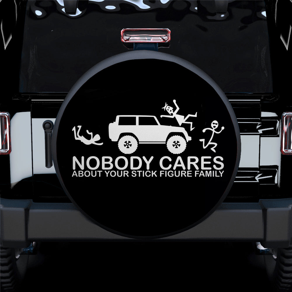 Nobody Cares Car Spare Tire Covers Gift For Campers Nearkii