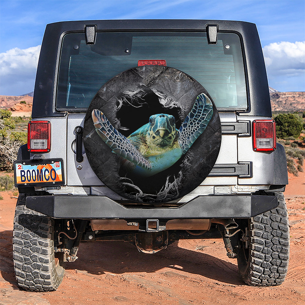Turtle Car Spare Tire Covers Gift For Campers Nearkii