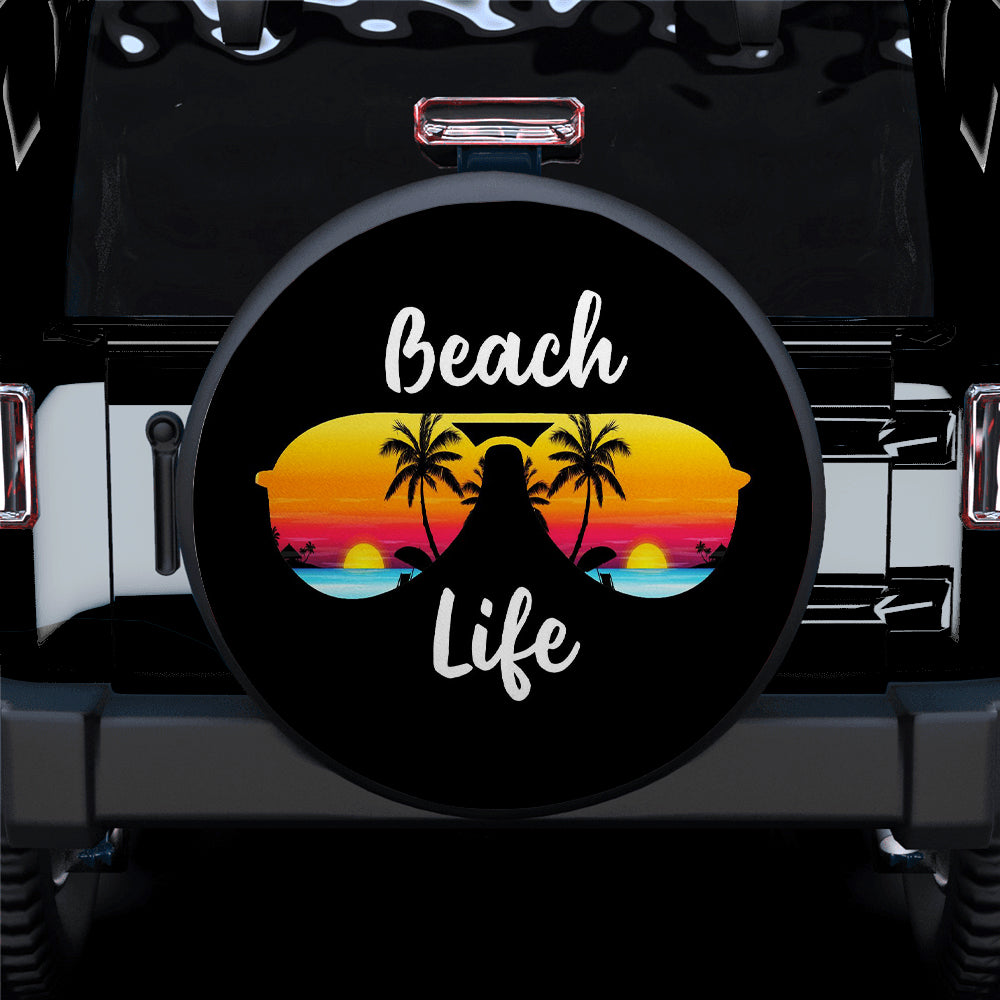 Beach Life Car Spare Tire Covers Gift For Campers Nearkii