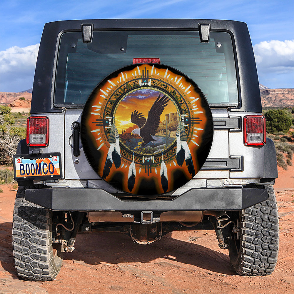 Eagle Car Spare Tire Covers Gift For Campers Nearkii