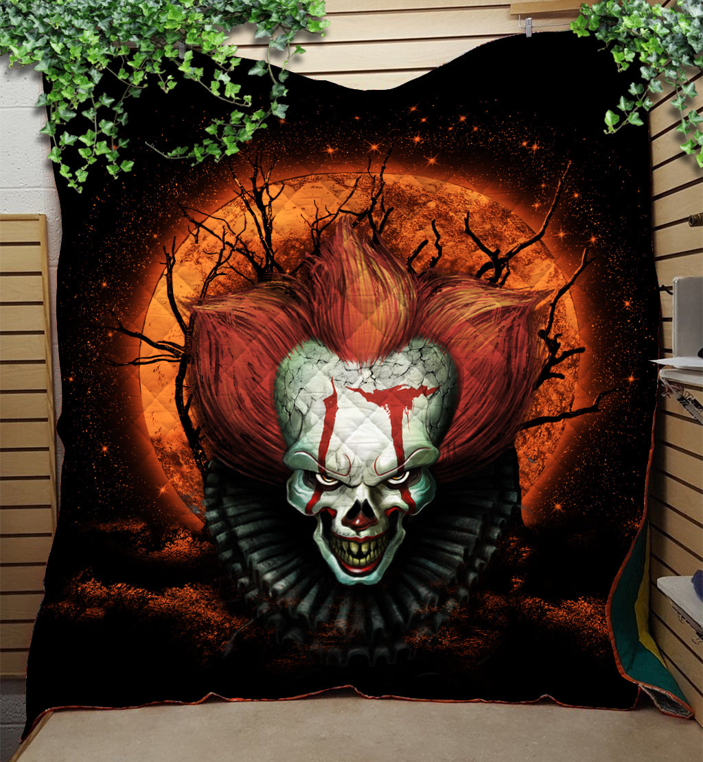 It Horror Movie Moonlight Quilt Blanket Nearkii