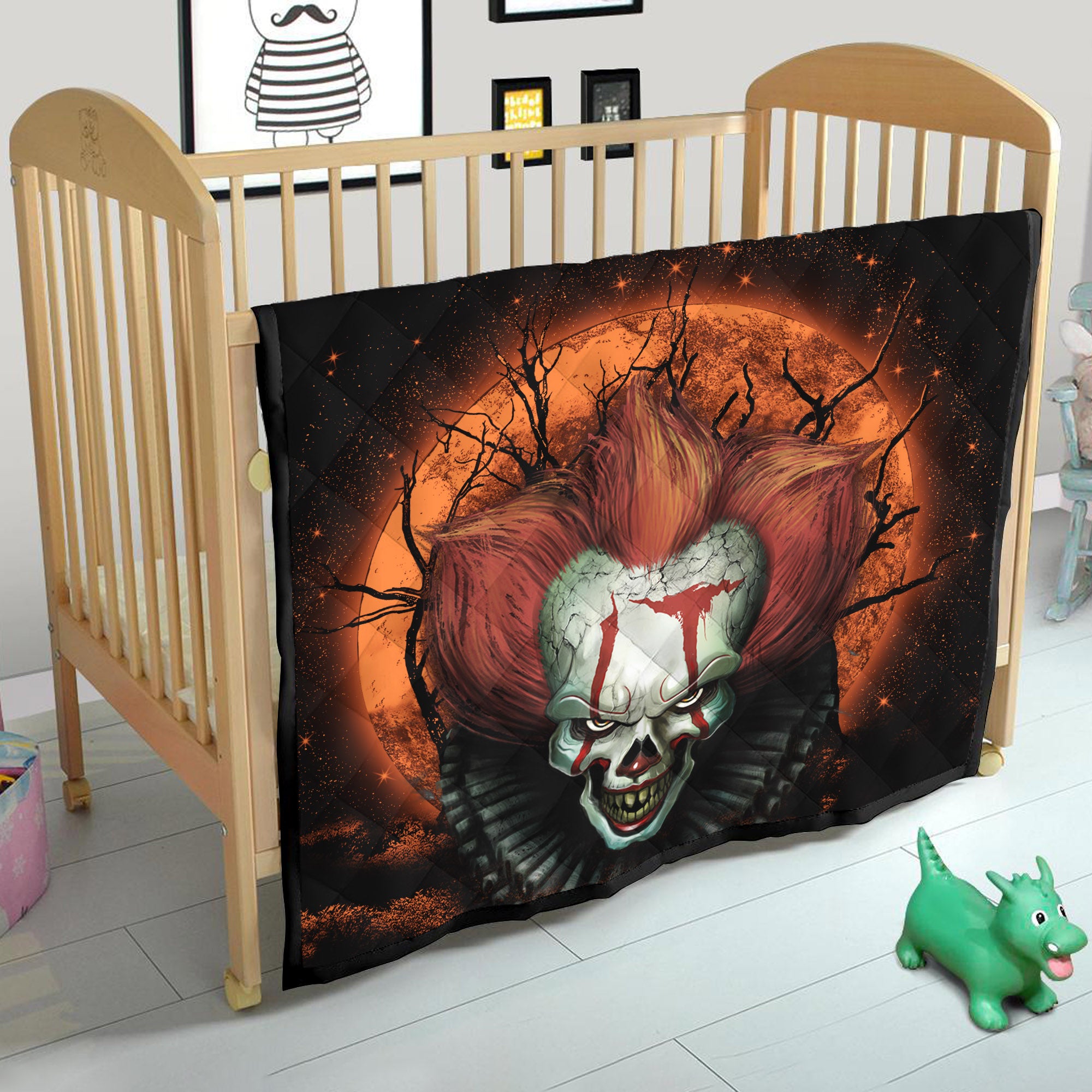 It Horror Movie Moonlight Quilt Blanket Nearkii