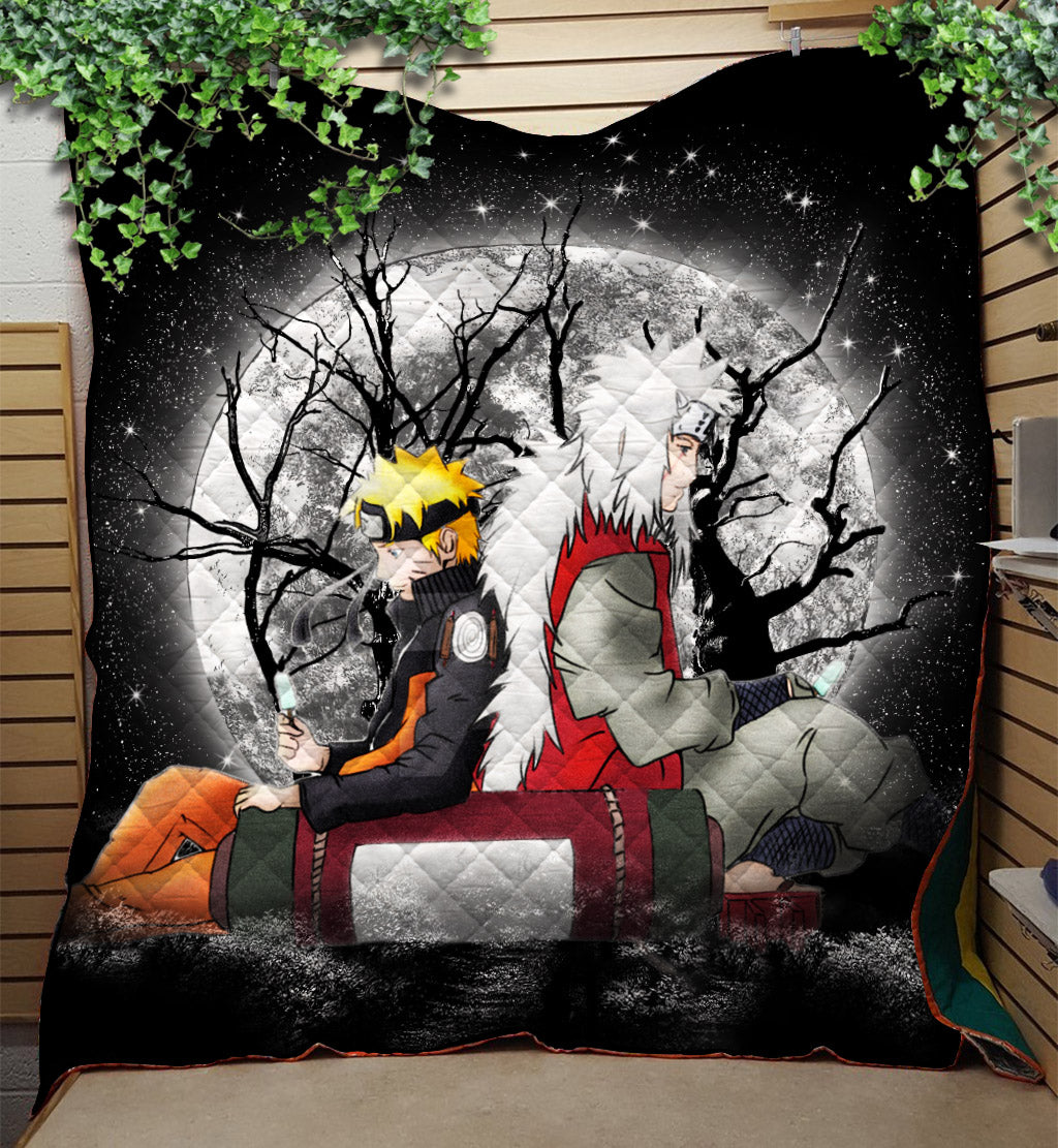Jiraia Naruto Moonlight Quilt Blanket Nearkii