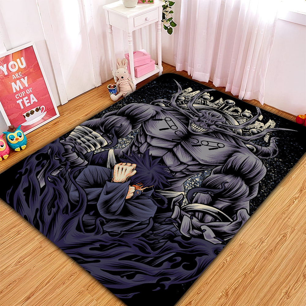 Mahoraga Megumi Jujutsu Kaisen Anime Rug Carpet Rug Home Room Decor Nearkii
