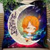 Nami One Piece Love You To The Moon Galaxy Quilt Blanket Nearkii