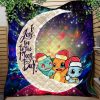 Pokemon Friends Gen 1 Love You To The Moon Galaxy Quilt Blanket Nearkii