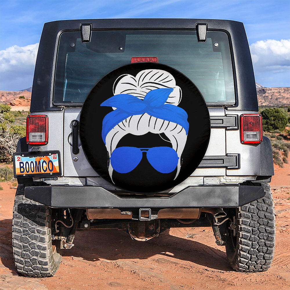 Blue Turban Girl Jeep Car Spare Tire Covers Gift For Campers Nearkii