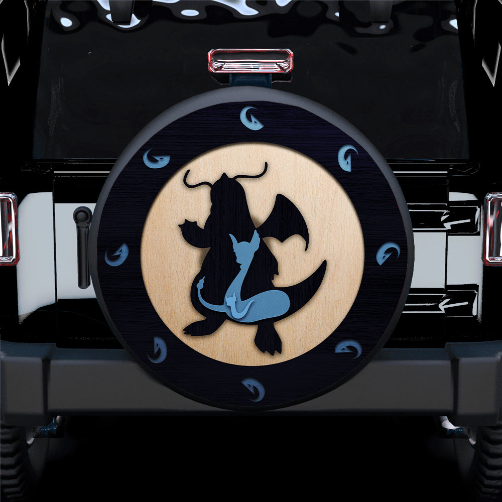 Dragonair Dragonite Evolution Wood Pokemon Car Spare Tire Covers Gift For Campers Nearkii