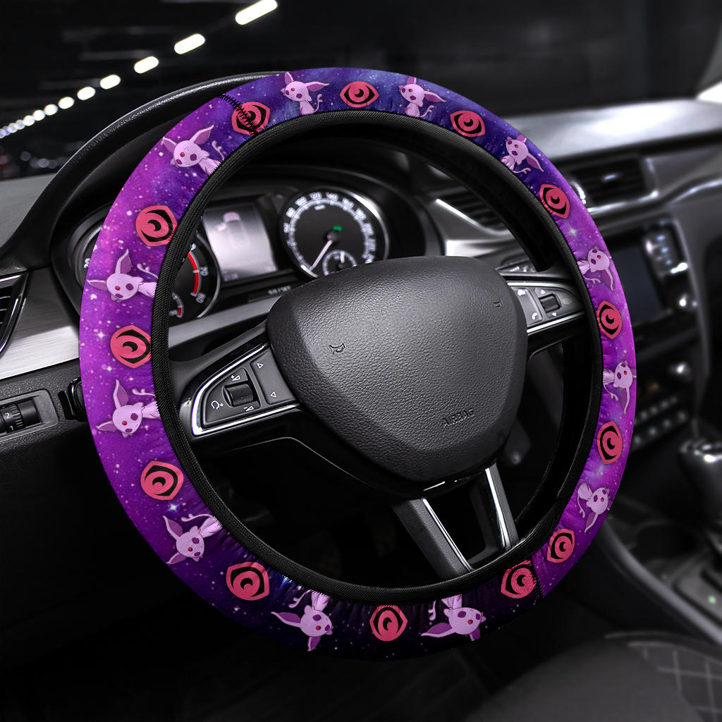 Pokemon Galaxy Espeon Eevee Evolution Car Steering Wheel Cover Nearkii