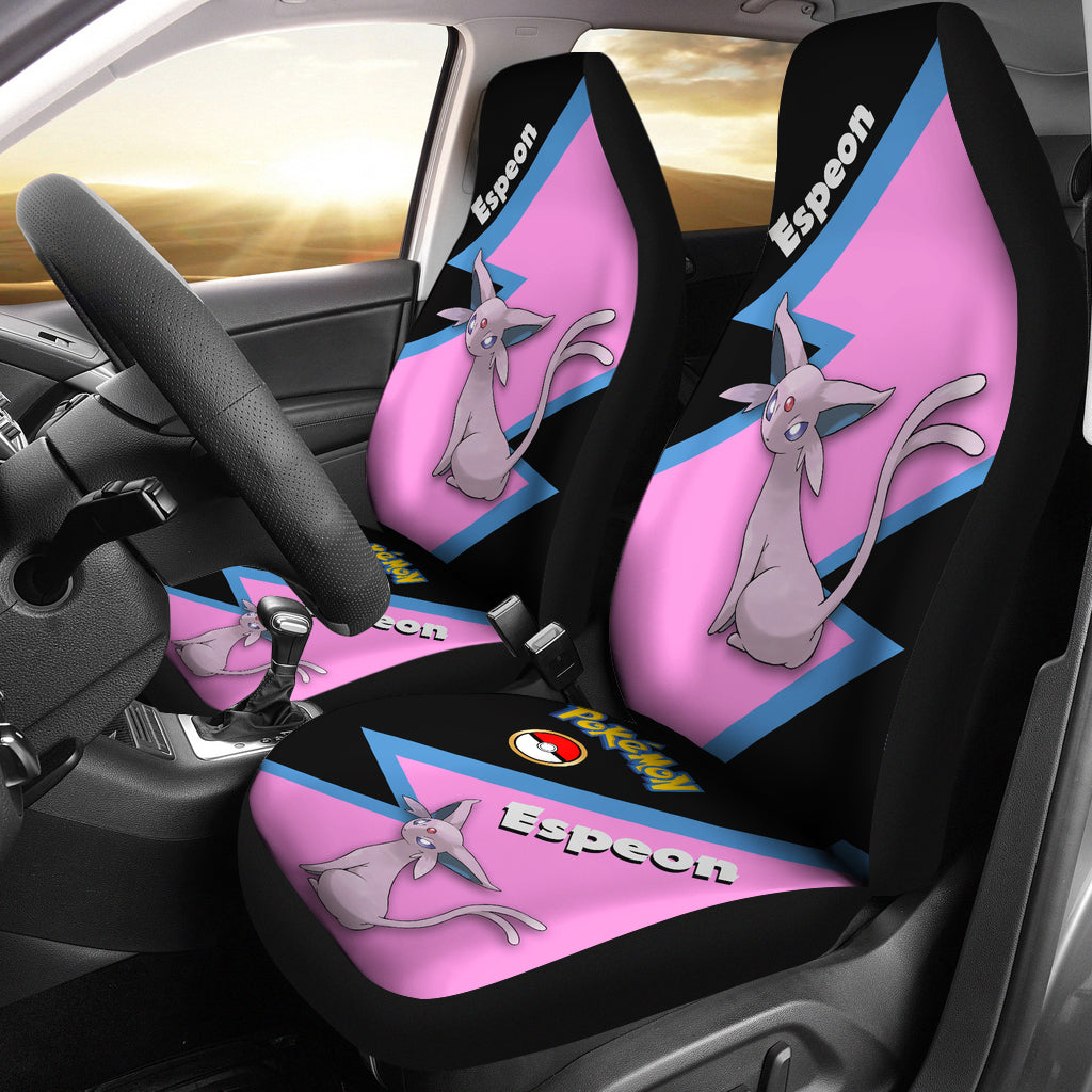 Espeon Eevee Evolution Pokemon Premium Custom Car Seat Covers Decor Protectors Nearkii