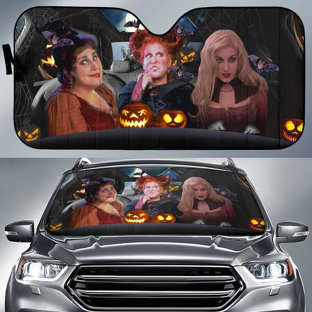 Hocus Pocus Winifred Sarah And Mary Halloween Car Auto Sunshades Nearkii