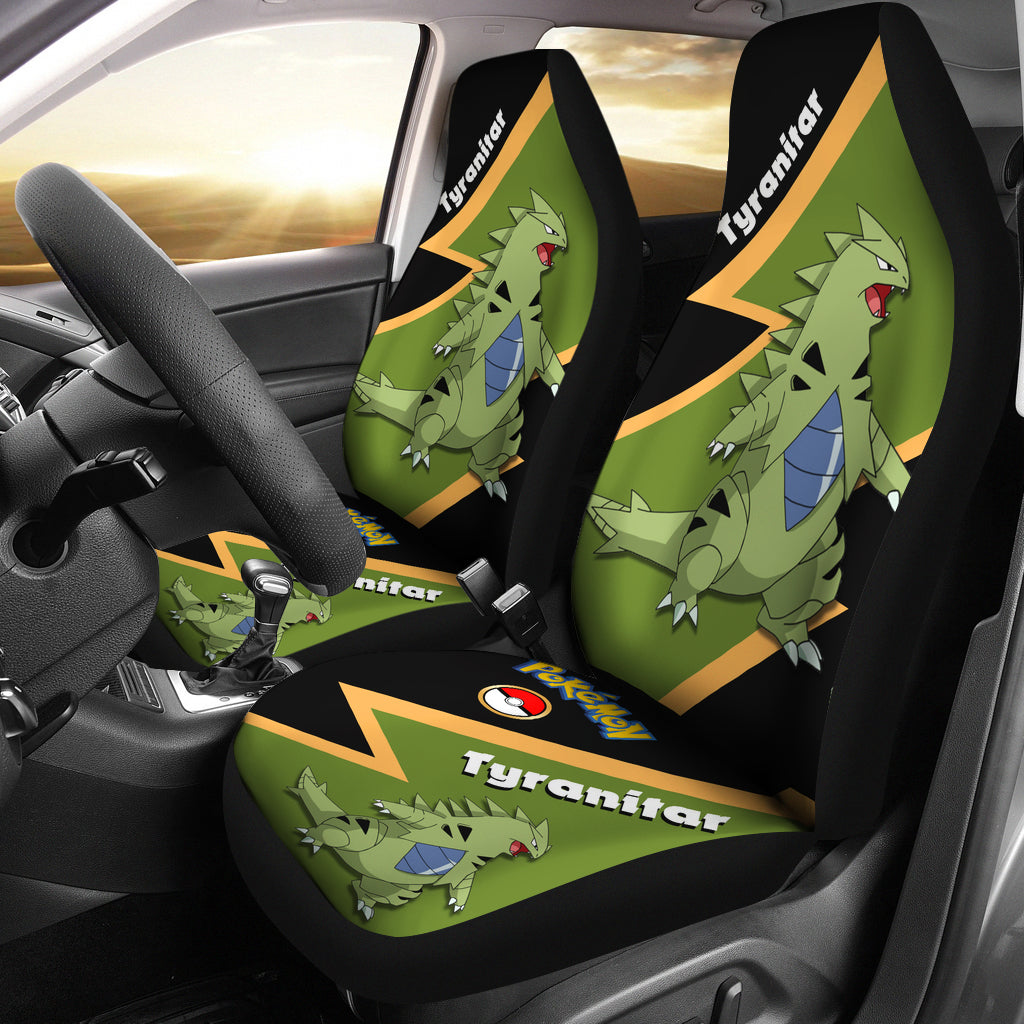 Tyranitar Pokemon Premium Custom Car Seat Covers Decor Protectors Nearkii