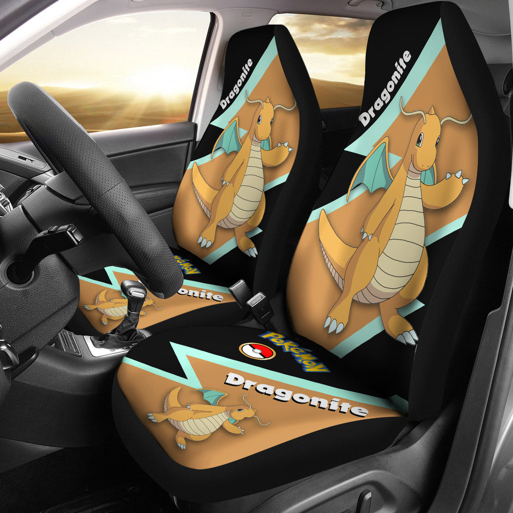 Dragonite Pokemon Premium Custom Car Seat Covers Decor Protectors Nearkii