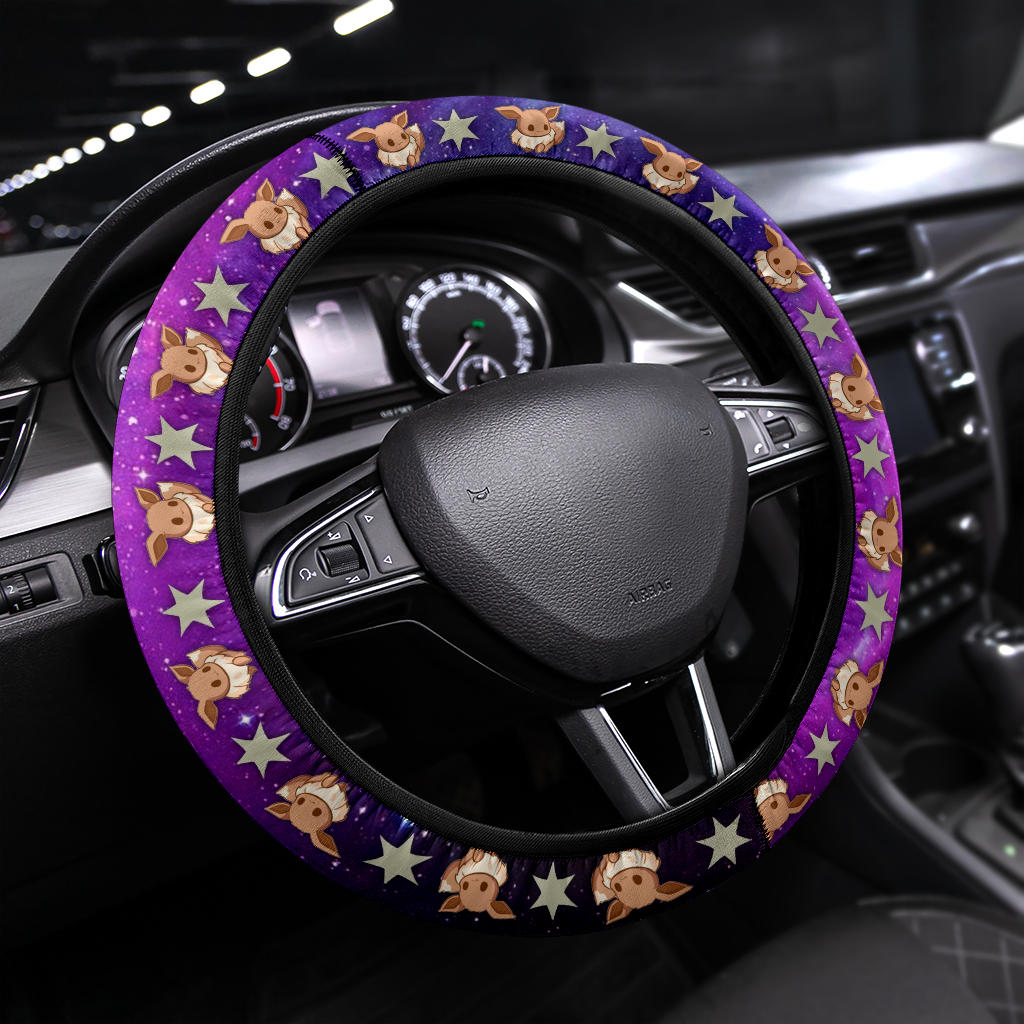 Pokemon Galaxy Eevee Evolution Car Steering Wheel Cover Nearkii