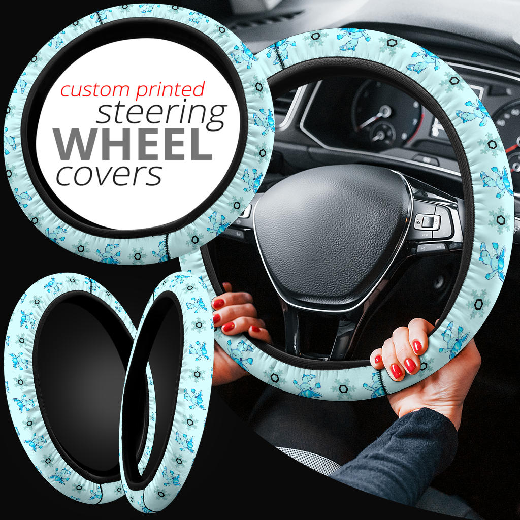 Pokemon Glaceon Eevee Evolution Car Steering Wheel Cover Nearkii