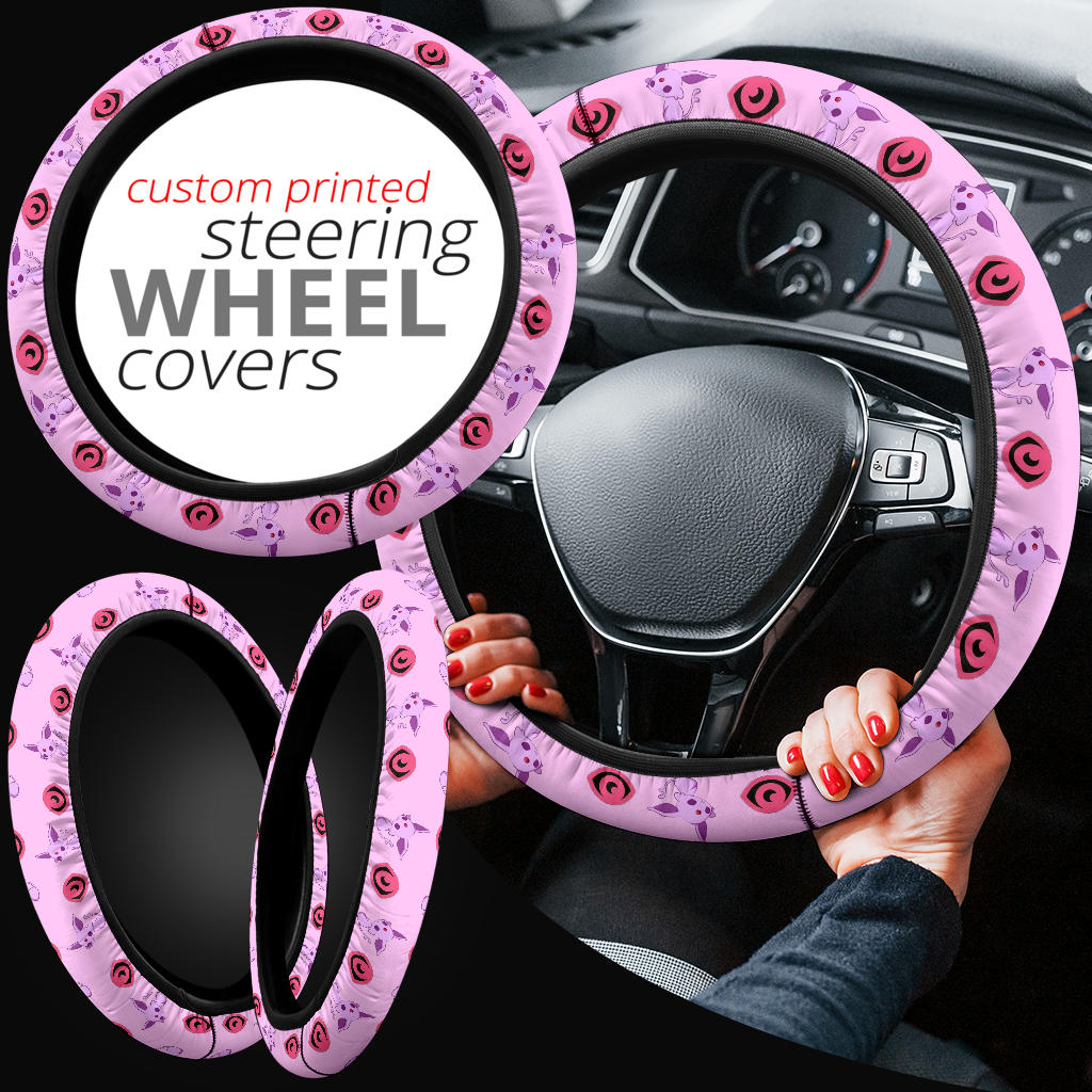 Pokemon Espeon Eevee Evolution Car Steering Wheel Cover Nearkii