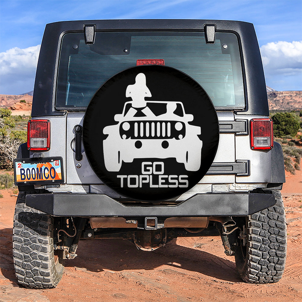 Go Topless Car Spare Tire Covers Gift For Campers Nearkii