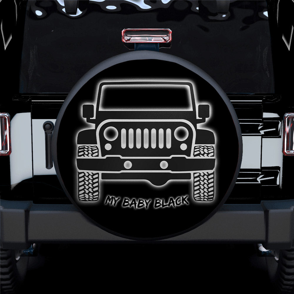 My Baby Black Jeep Car Spare Tire Covers Gift For Campers Nearkii