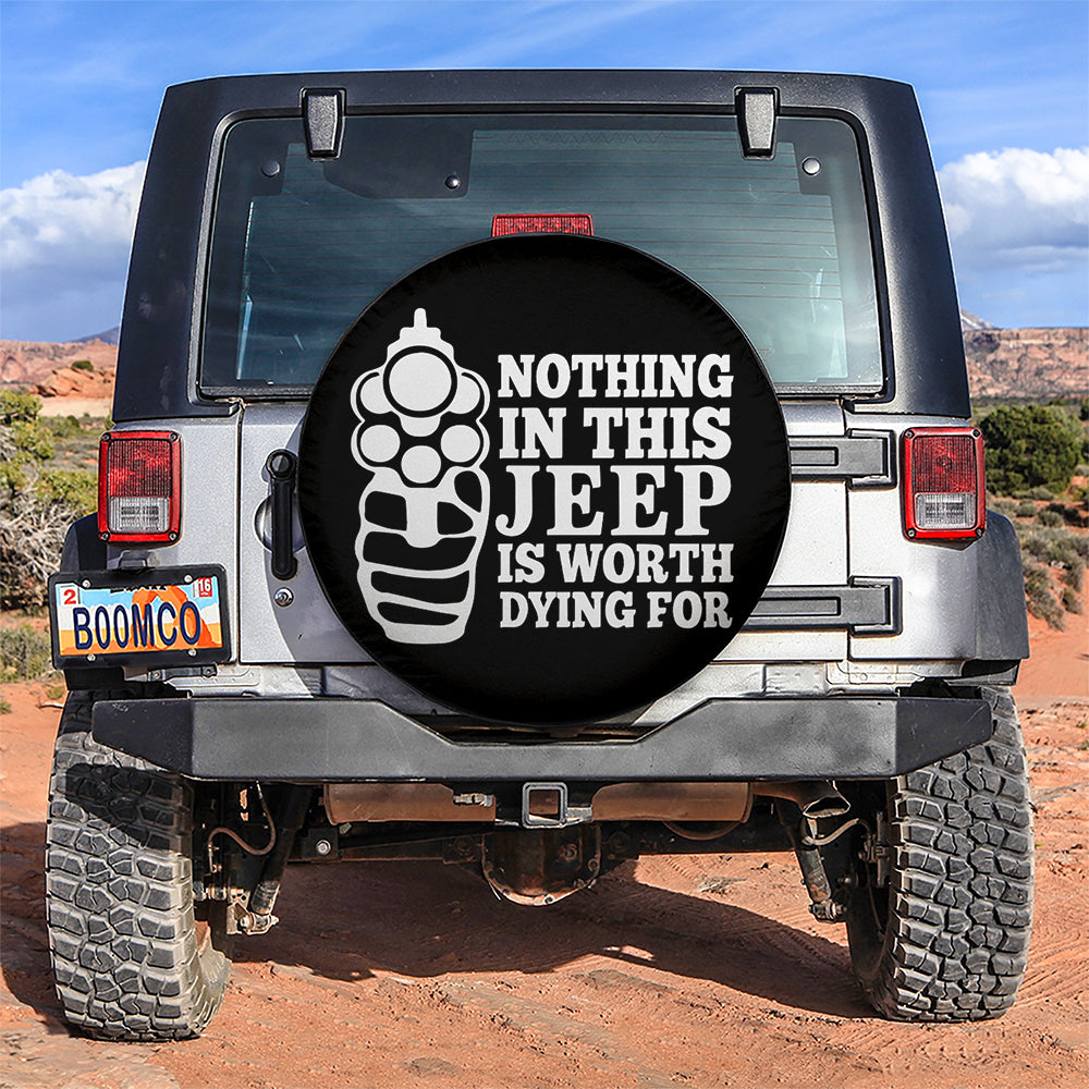 Nothing In This Jeep Funny Car Spare Tire Covers Gift For Campers Nearkii