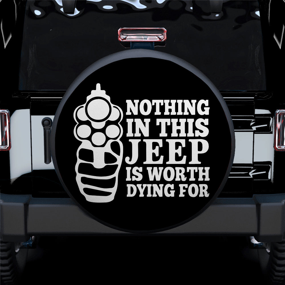 Nothing In This Jeep Funny Car Spare Tire Covers Gift For Campers Nearkii