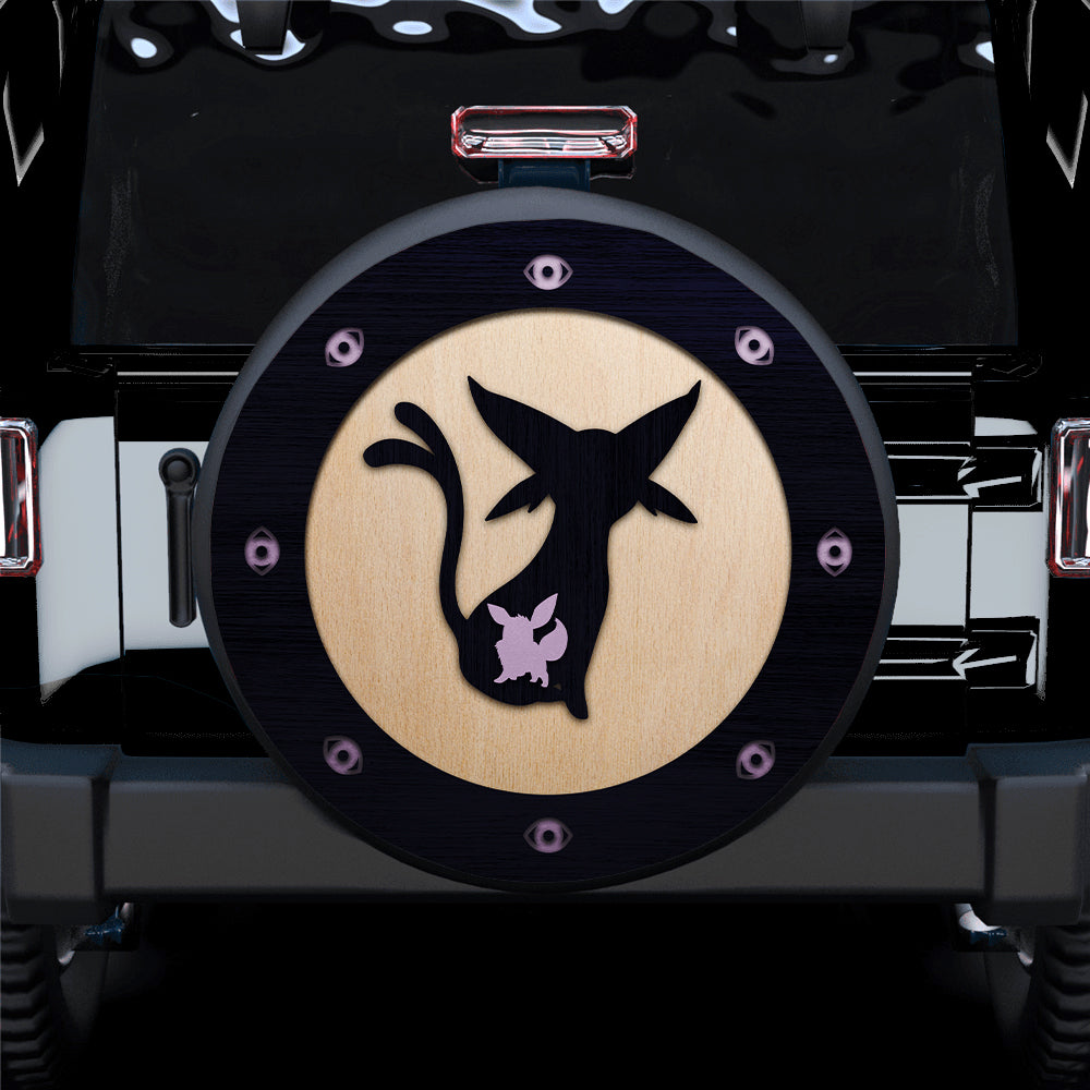 Espeon Pokemon Evee Evolution Jeep Car Spare Tire Covers Gift For Campers Nearkii