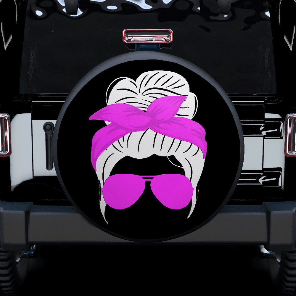Pink Turban Jeep Girl Car Spare Tire Covers Gift For Campers Nearkii