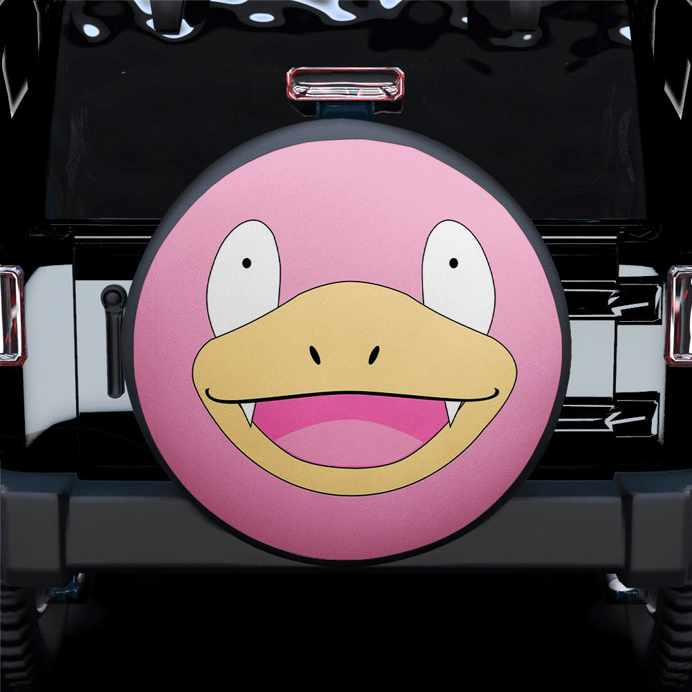 Pokemon Slowpoke Cute Pink Car Spare Tire Covers Gift For Campers Nearkii