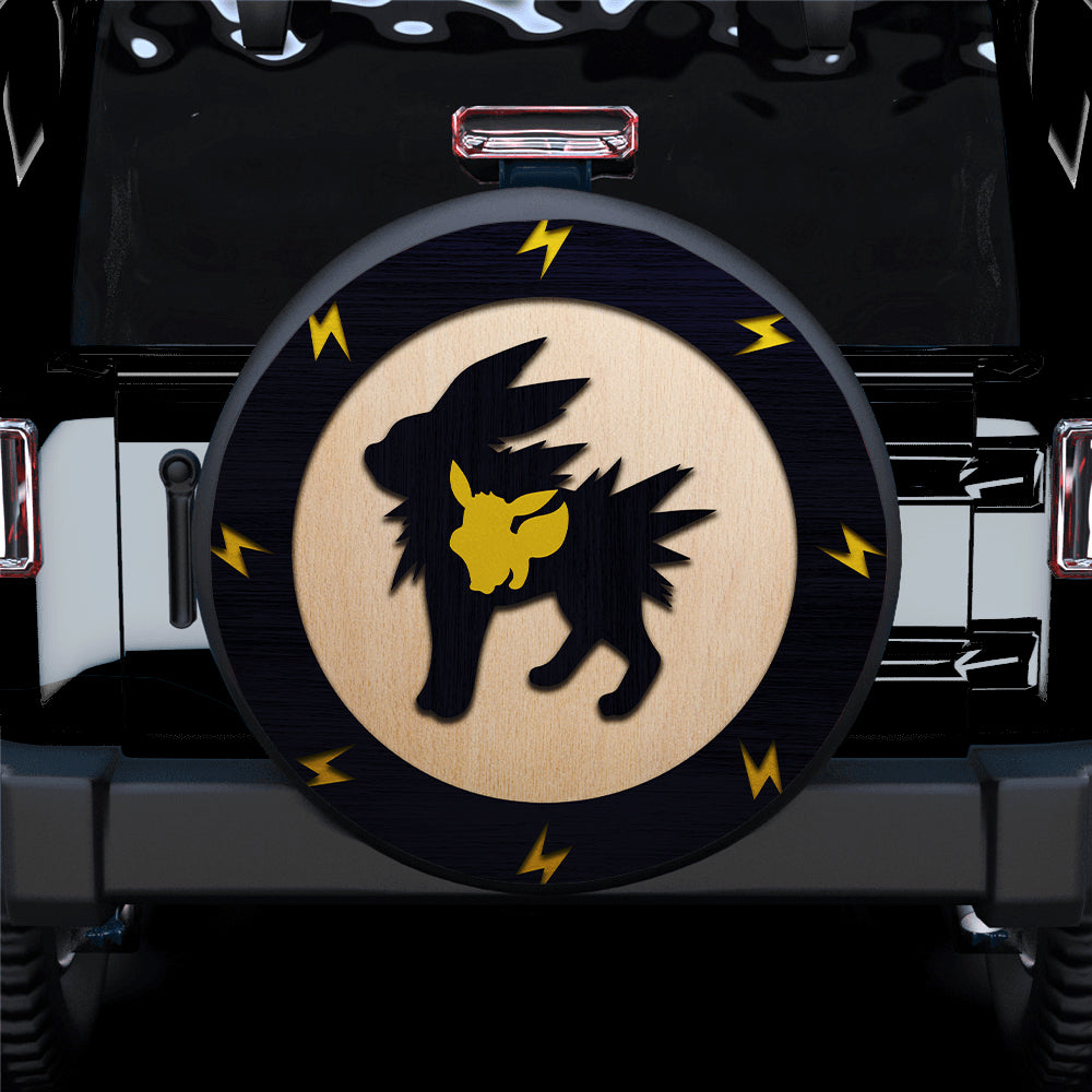 Jolteon Evee Pokemon Evolution Pokemon Jeep Car Spare Tire Covers Gift For Campers Nearkii