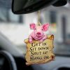 Pig Get In Sit Down Shut Up Hang On Car Ornament Custom Car Accessories Decorations Nearkii