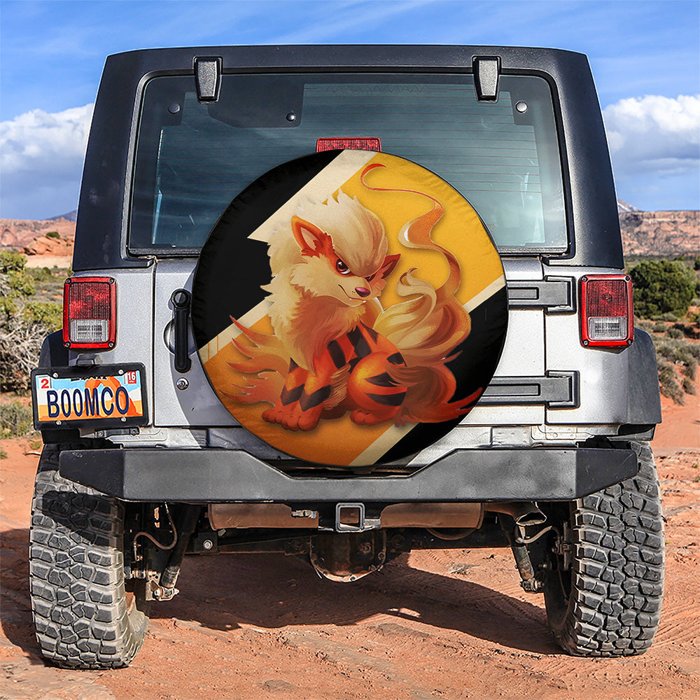 Arcanine Pokemon Car Spare Tire Covers Gift For Campers Nearkii