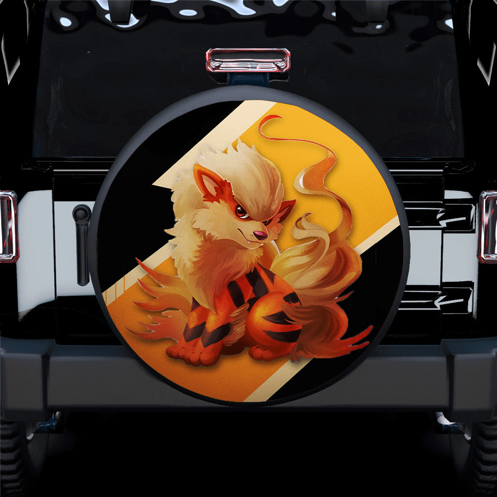 Arcanine Pokemon Car Spare Tire Covers Gift For Campers Nearkii