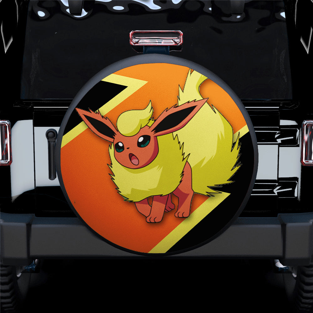 Flareon 1 Pokemon Car Spare Tire Covers Gift For Campers Nearkii