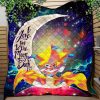 Jirachi Pokemon Love You To The Moon Galaxy Quilt Blanket Nearkii