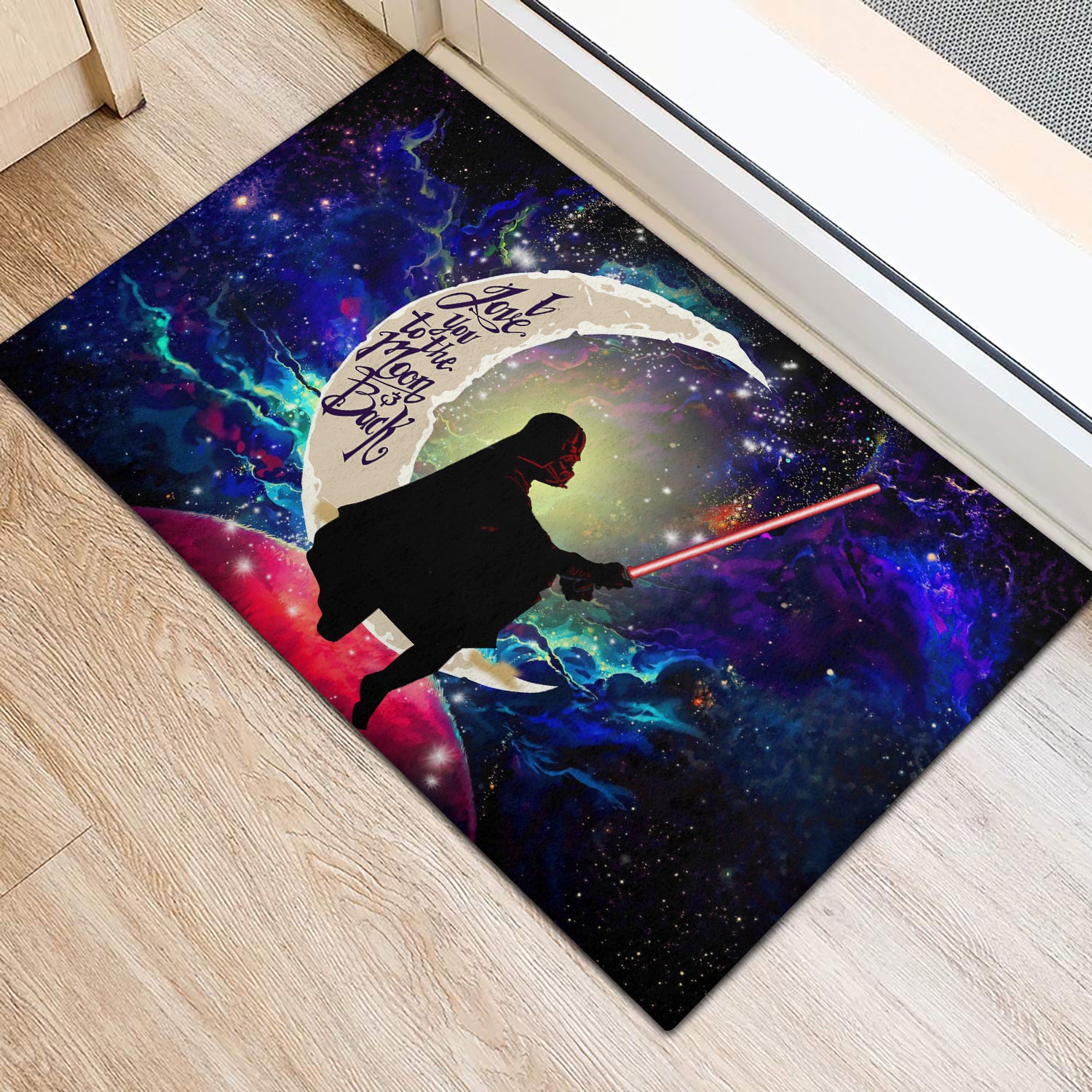 Star War Love You To The Moon Galaxy Doormat Home Decor Nearkii