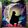 Star War Love You To The Moon Galaxy Quilt Blanket Nearkii