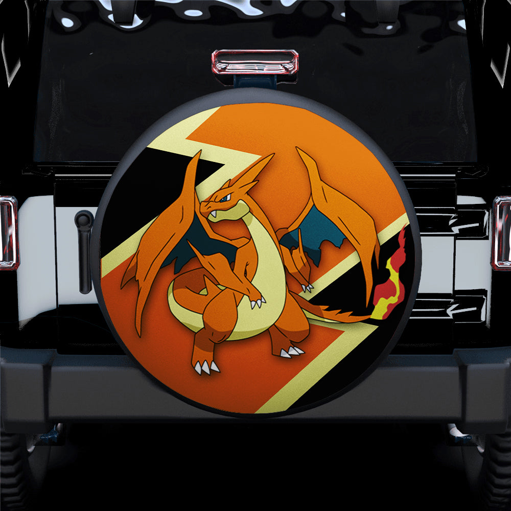 Charizard Mega Y Pokemon Car Spare Tire Covers Gift For Campers Nearkii