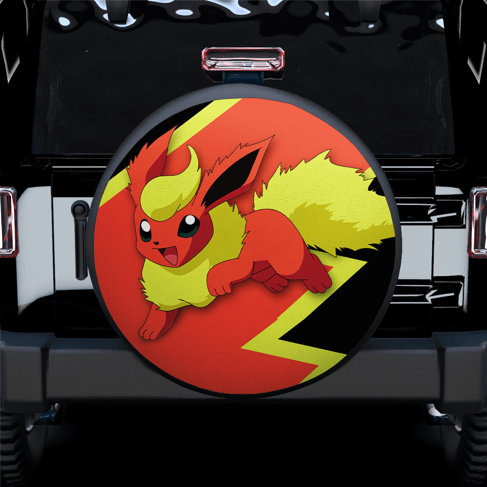 Flareon Pokemon Car Spare Tire Covers Gift For Campers Nearkii