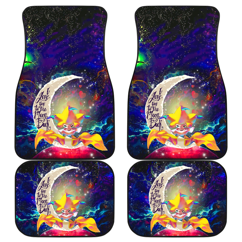 Jirachi Pokemon Love You To The Moon Galaxy Car Floor Mats Car Accessories Nearkii