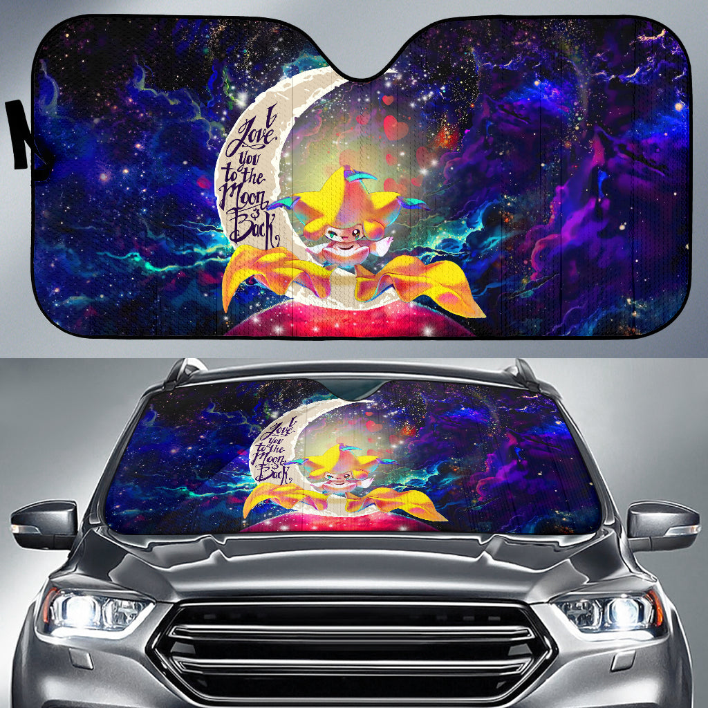 Jirachi Pokemon Love You To The Moon Galaxy Car Auto Sunshades Nearkii