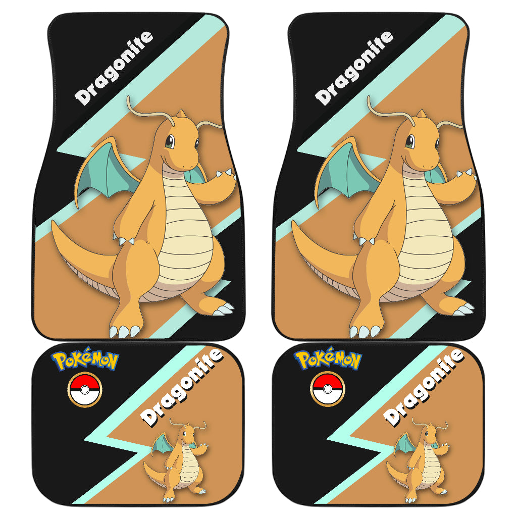 Dragonite Pokemon Car Floor Mats Car Accessories Nearkii