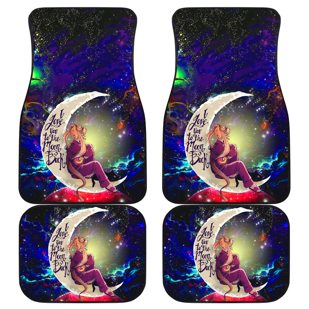 Sailor Moon 1 Love You To The Moon Galaxy Car Floor Mats Car Accessories Nearkii