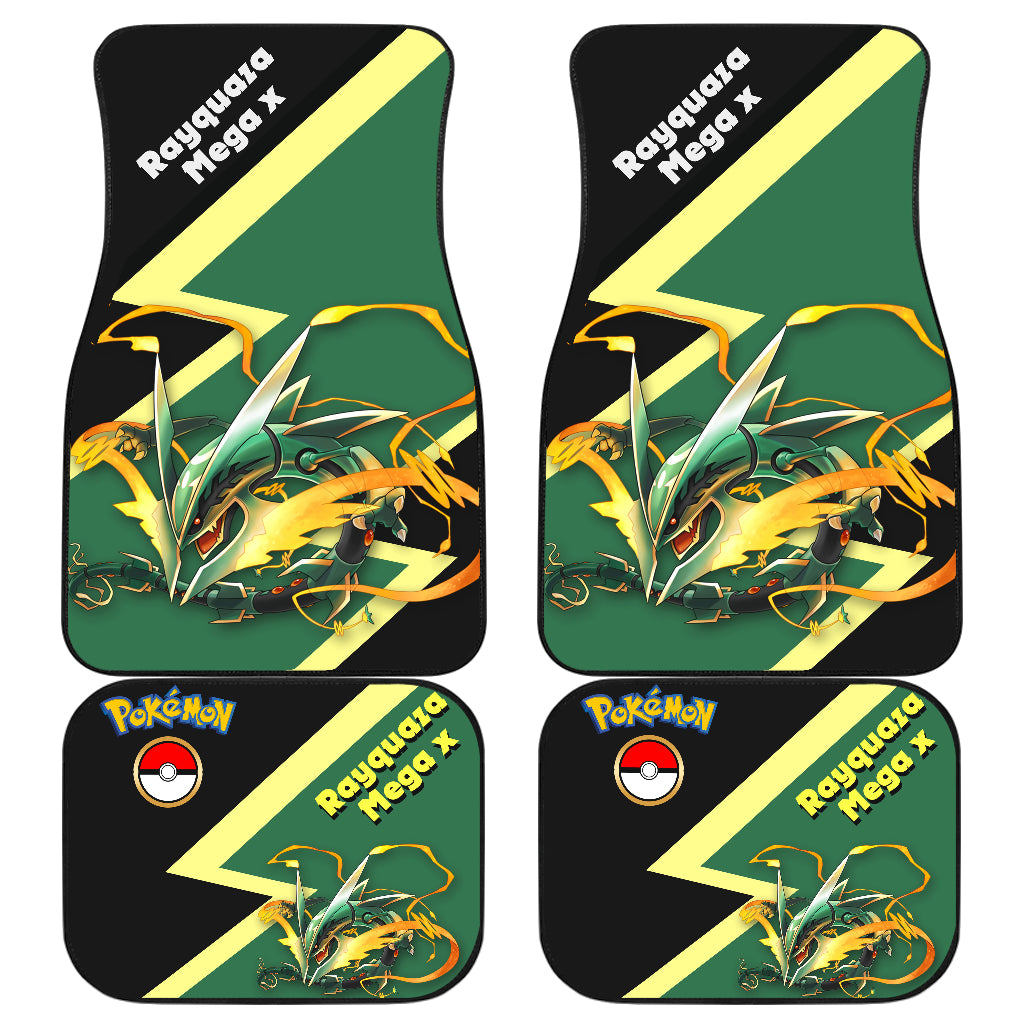 Mega Rayquaza Pokemon Car Floor Mats Car Accessories Nearkii