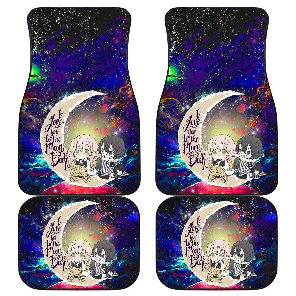 Kanroji And Kaburamaru Demon Slayer Love You To The Moon Galaxy Car Floor Mats Car Accessories Nearkii