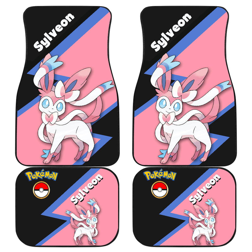 Sylveon Pokemon Car Floor Mats Car Accessories Nearkii