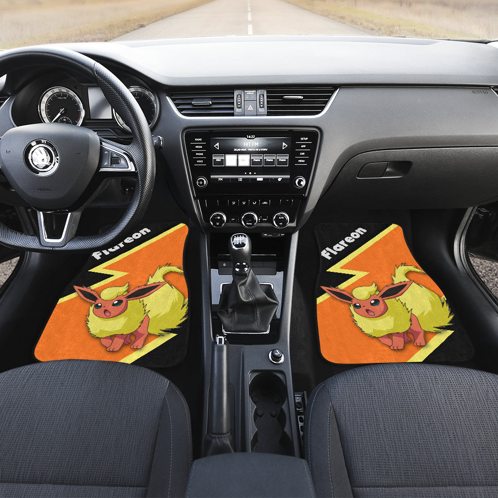 Flareon Pokemon Car Floor Mats Car Accessories Nearkii