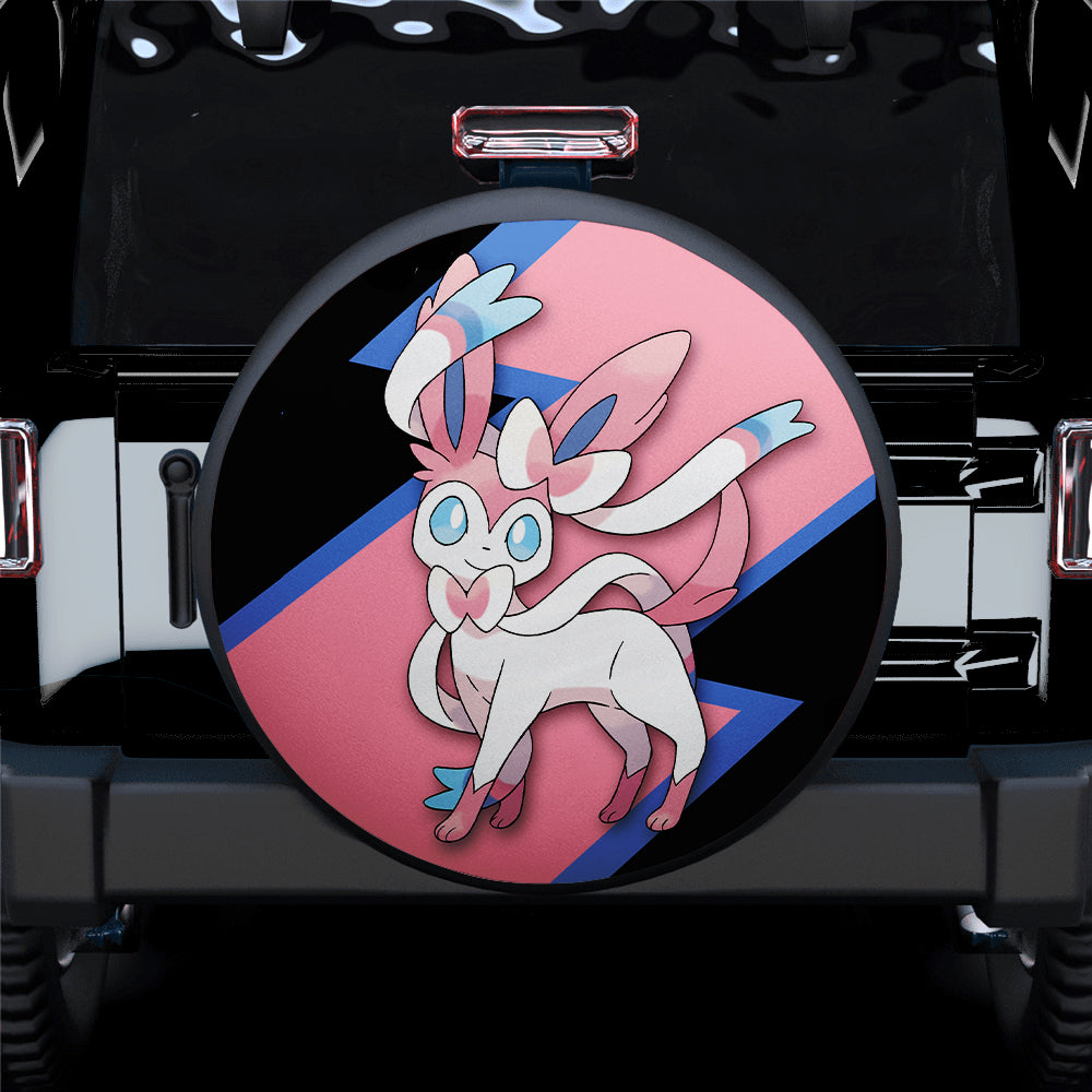 Sylveon Pokemon Car Spare Tire Covers Gift For Campers Nearkii