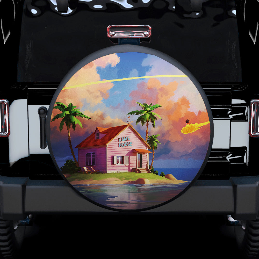 Kame House Dragon Ball Anime Jeep Car Spare Tire Covers Gift For Campers Nearkii