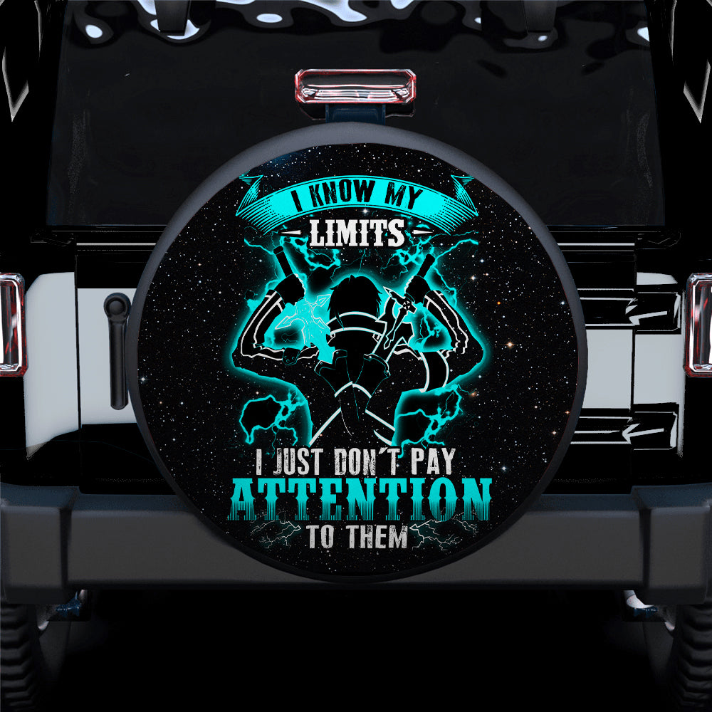 Sword Art Online SAO Anime Jeep Car Spare Tire Covers Gift For Campers Nearkii