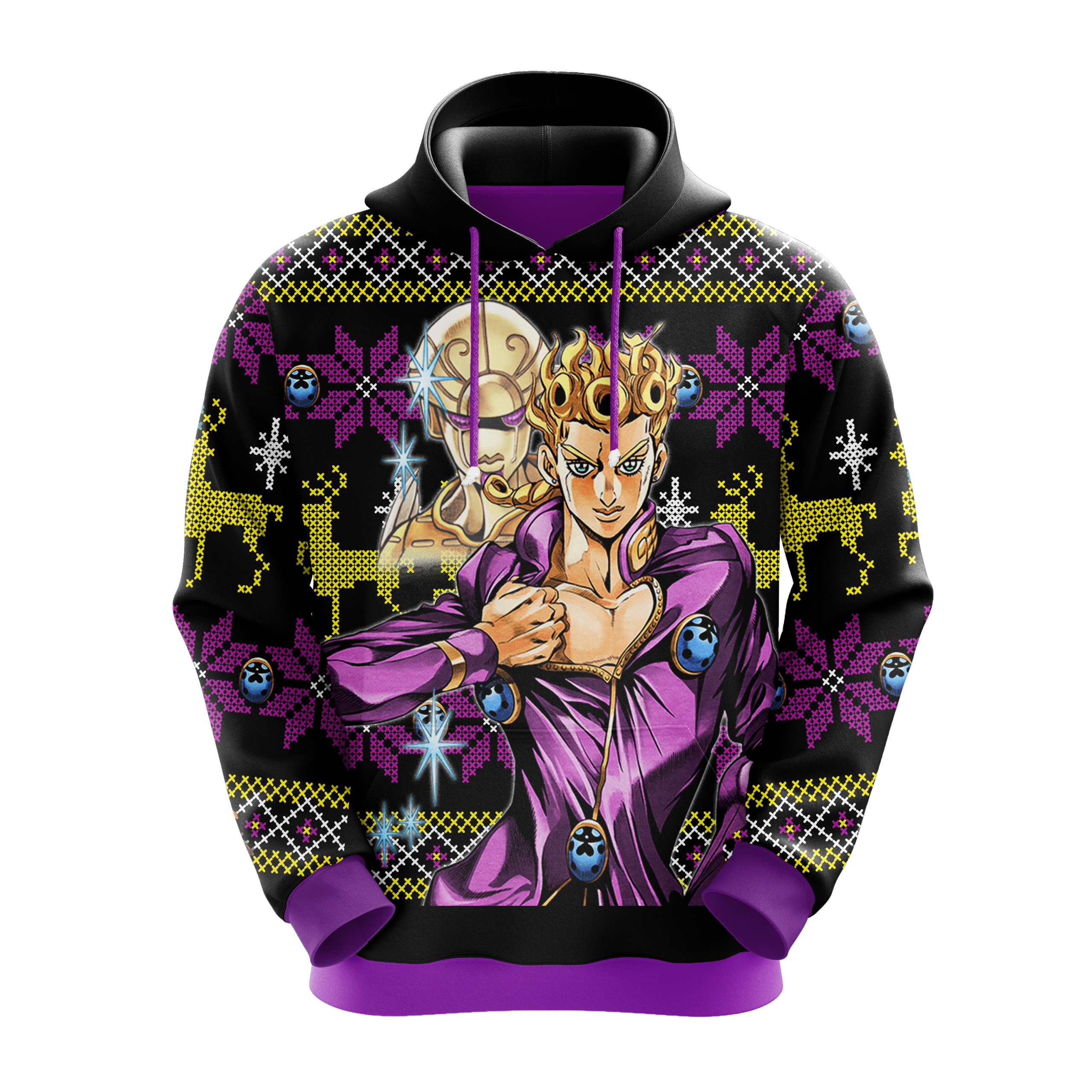 Jojo Giorno Christmas Hoodie Amazing Gift Idea Christmas Gift Nearkii